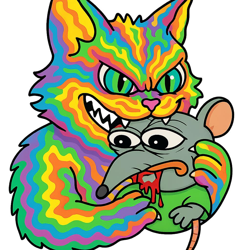 Gasspas Eating Rat